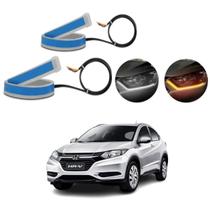Kit Fitas Led DRL Farol + Seta 12v 45cm Honda HR-V 1999 2000 2001 2002 2003 2004 2005 Kit Fitas Led DRL Farol + Seta 12v 45cm Honda HR-V 1999 2000 2001 2002 2003 2004 2005