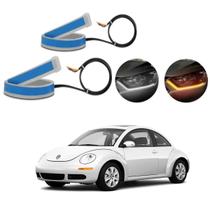 Kit Fitas Led DRL Farol + Seta 12v 45cm New Beetle 2000 2001 2002 2003 2004 2005