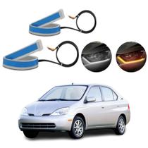 Kit Fitas Led DRL Farol + Seta 12v 45cm Prius 1997 1998 1999 2000 2001 2002 2003