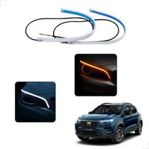 Kit Fitas Led DRL Farol + Seta 12v 45cm Pulse 2021 2022 2023