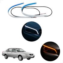 Kit Fitas Led DRL Farol + Seta 12v 45cm Santana 1984 1985 1986 1987 1988 1989 1990 1991 1992 1993 1994 1995 até 2006 Kit Fitas Led DRL Farol + Seta 12v 45cm Santana 1984 1985 1986 1987 1988 1989 1990 1991 1992 1993 1994 1995 até 2006