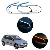 Kit Fitas Led DRL Farol + Seta 12v 45cm Stilo 2002 2003 2004 2005 2006 2007 2008 2009 2010