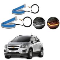 Kit Fitas Led DRL Farol + Seta 12v 45cm Tracker 2013 2014 2015 2016 2017 2018 2019 2020 Kit Fitas Led DRL Farol + Seta 12v 45cm Tracker 2013 2014 2015 2016 2017 2018 2019 2020