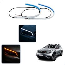 Kit Fitas Led DRL Farol + Seta 12v 60cm Duster 2011 2012 2013 2014 2015 2016 2017 2018 2019 2020 2021 2022