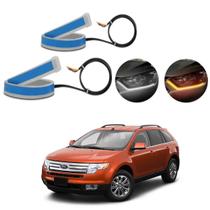 Kit Fitas Led DRL Farol + Seta 12v 60cm Edge 2008 2009 2010