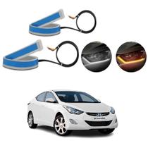 Kit Fitas Led DRL Farol + Seta 12v 60cm Elantra 2007 2008 2009 2010