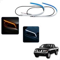 Kit Fitas Led DRL Farol + Seta 12v 60cm Frontier 1993 1994 1995 1996 1997 1998 1999 2000 2001 2002 até 2016 Kit Fitas Led DRL Farol + Seta 12v 60cm Frontier 1993 1994 1995 1996 1997 1998 1999 2000 2001 2002 até 2016