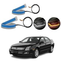 Kit Fitas Led DRL Farol + Seta 12v 60cm Fusion 2006 2007 2008 Kit Fitas Led DRL Farol + Seta 12v 60cm Fusion 2006 2007 2008