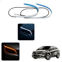 Kit Fitas Led DRL Farol + Seta 12v 60cm i30 2009 2010 2011 2012 2013 2014 2015 2016