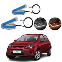 Kit Fitas Led DRL Farol + Seta 12v 60cm KA 2012 2013 2014 Kit Fitas Led DRL Farol + Seta 12v 60cm KA 2012 2013 2014