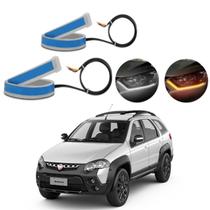 Kit Fitas Led DRL Farol + Seta 12v 60cm Palio Weekend 1997 1998 1999 2000 2001 2002 2003 2004 até 2020 Kit Fitas Led DRL Farol + Seta 12v 60cm Palio Weekend 1997 1998 1999 2000 2001 2002 2003 2004 até 2020