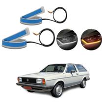 Kit Fitas Led DRL Farol + Seta 12v 60cm Parati 1991 1992 1993 1994 1995 1996