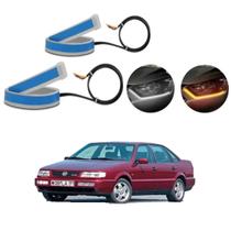 Kit Fitas Led DRL Farol + Seta 12v 60cm Passat 1993 1994 1995 1996