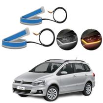 Kit Fitas Led DRL Farol + Seta 12v 60cm SpaceFox 2006 2007 2008 2009 Kit Fitas Led DRL Farol + Seta 12v 60cm SpaceFox 2006 2007 2008 2009