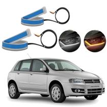 Kit Fitas Led DRL Farol + Seta 12v 60cm Stilo 2002 2003 2004 2005 2006 2007 2008 2009 2010