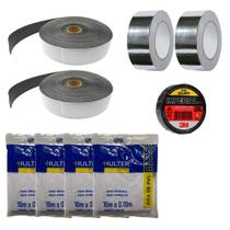 Kit Fitas Refrigeração 2 Elastomérica+ 2 Alumínio+ 4 Pvc *