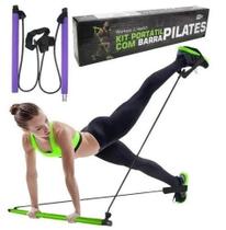 Kit Fitness Portátil com Barra Pilates - MBfit