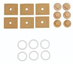 Kit Fixação e Vedação (sem parafuso) Lux Telhas Marfim 20 Un Kit Fixação e Vedação (sem parafuso) Lux Telhas Marfim 20 Un