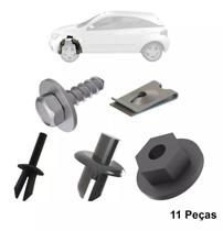 Kit Fixação Parabarro Dianteiro Agile Montana Kit 11 Pçs