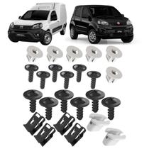 Kit fixacao parabarro dianteiro fiorino 12/21 uno novo 11/21 kit c/ 24pcs Kit fixacao parabarro dianteiro fiorino 12/21 uno novo 11/21 kit c/ 24pcs