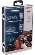 Kit Fixação Parafusos Buchas Bits E Brocas 173 Peças Bosch Kit Fixação Parafusos Buchas Bits E Brocas 173 Peças Bosch