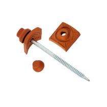 Kit Fixação / Vedação Nortelit Pvc Colonial e Plan 20Pc Cerâmica Completo