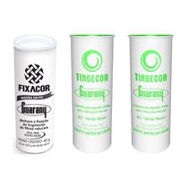 Kit FixaCor + 2 Corante de Roupas Verde Neon Guarany