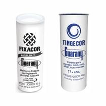 Kit FixaCor + Corante de Roupas Azul Guarany