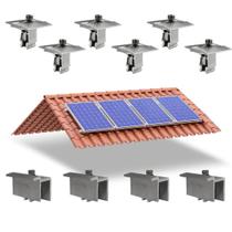 Kit Fixador Grampo Final E Intermediário 04 Placas Painel