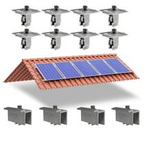 Kit Fixador Grampo Final E Intermediário 05 Placas Painel Kit Fixador Grampo Final E Intermediário 05 Placas Painel