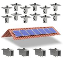 Kit Fixador Grampo Final E Intermediário 07 Placas Painel