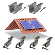 Kit Fixador Grampo Final Regulável E Intermediário Tipo U 02 Kit Fixador Grampo Final Regulável E Intermediário Tipo U 02