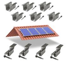 Kit Fixador Grampo Final Regulável E Intermediário Tipo U 04