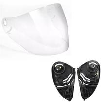 Kit Fixador Reparo E Viseira Cristal Capacete Bieffe Allegro