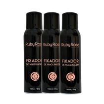 Kit Fixador Ruby Rose de Maquiagem HB312 C/03 unidades 150ml