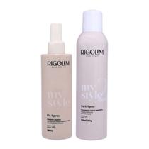 Kit Fixadores Dark e Fix Rigolim para Penteados Profissional