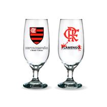 Kit Flamengo 2taças Cerveja Floripa 300ml Na Luva