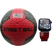 Kit Flamengo Bola Futebol Sintética Relógio Infantil Mengo 2 - SMACTUDO