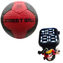 Kit Flamengo Bola Futebol Sintética Relógio Infantil Mengo 6