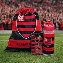 Kit Flamengo Mochila Saco Com Chaveiro Torcedor Flamengo
