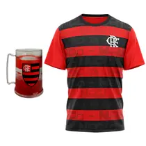 Kit Flamengo Oficial - Camisa Shout + Caneca - Masculino Kit Flamengo Oficial - Camisa Shout + Caneca - Masculino
