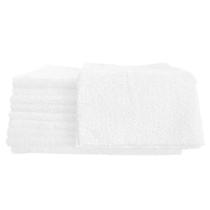 Kit Flanela 12 Unidades 100% Algodão - Mc Flanelas Branca