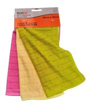 Kit Flanelas de Microfibras com 3 Unidades Bestfer