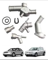 Kit Flange Conexão Alumínio Audi A3 1.6 Sr Golf Bora 2.0