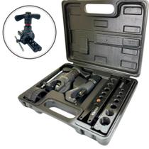 Kit Flangeador Excêntrico 1/4 A 3/4 Com Catraca e limitador de torque