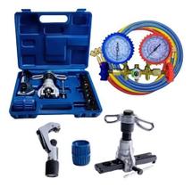 Kit Flangeador Excêntrico Com catraca Manifold R22, R134 Kit Flangeador Excêntrico Com catraca Manifold R22, R134
