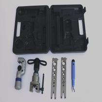 Kit Flangeador Excêntrico Gallant com Catraca, Cortador, Escareador 1/4 A 3/4 - GLT808F