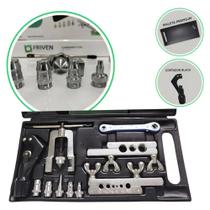 Kit Flangeador + Maleta C/ Cortador, Alargador e Chave Catraca 1/8 A 3/4 Kit Flangeador + Maleta C/ Cortador, Alargador e Chave Catraca 1/8 A 3/4