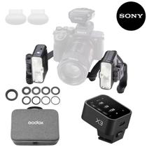 Kit Flash Macro Dental Duplo Godox Mf12-dk3 + Rádio Flash X3 Para Câmeras Sony Kit Flash Macro Dental Duplo Godox Mf12-dk3 + Rádio Flash X3 Para Câmeras Sony