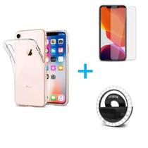 Kit Flash Selfie ÍPhone SE 2020 + Capa + Pelicula De Vidro 3D